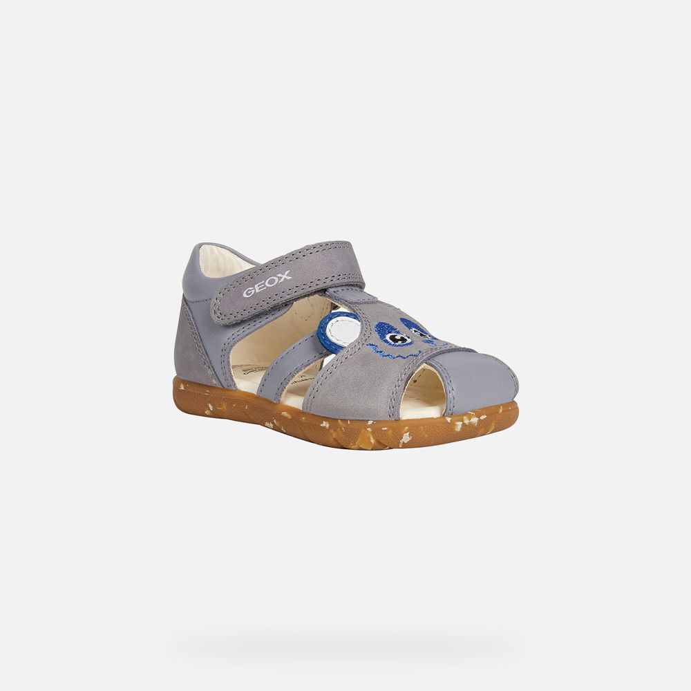 Sandalias Geox Bebe Cinzentas - Alul Boy - MFHBP6509